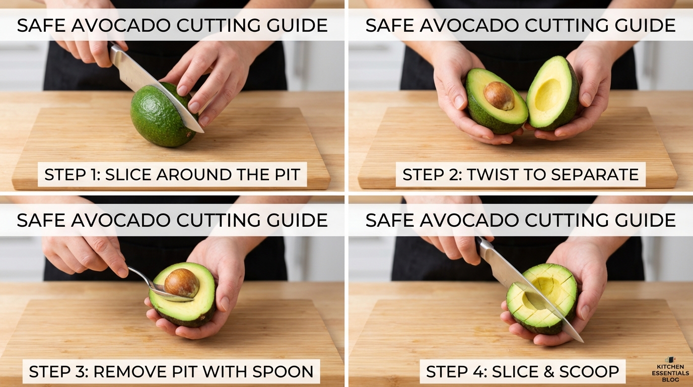 아보카도 자르는 법, 한 번 배우면 평생 쓰는 안전하고 완벽한 기술