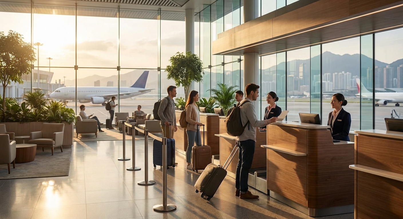 공항 가기 전 도심에서 미리 짐 부치기, 여유로운 여행의 시작