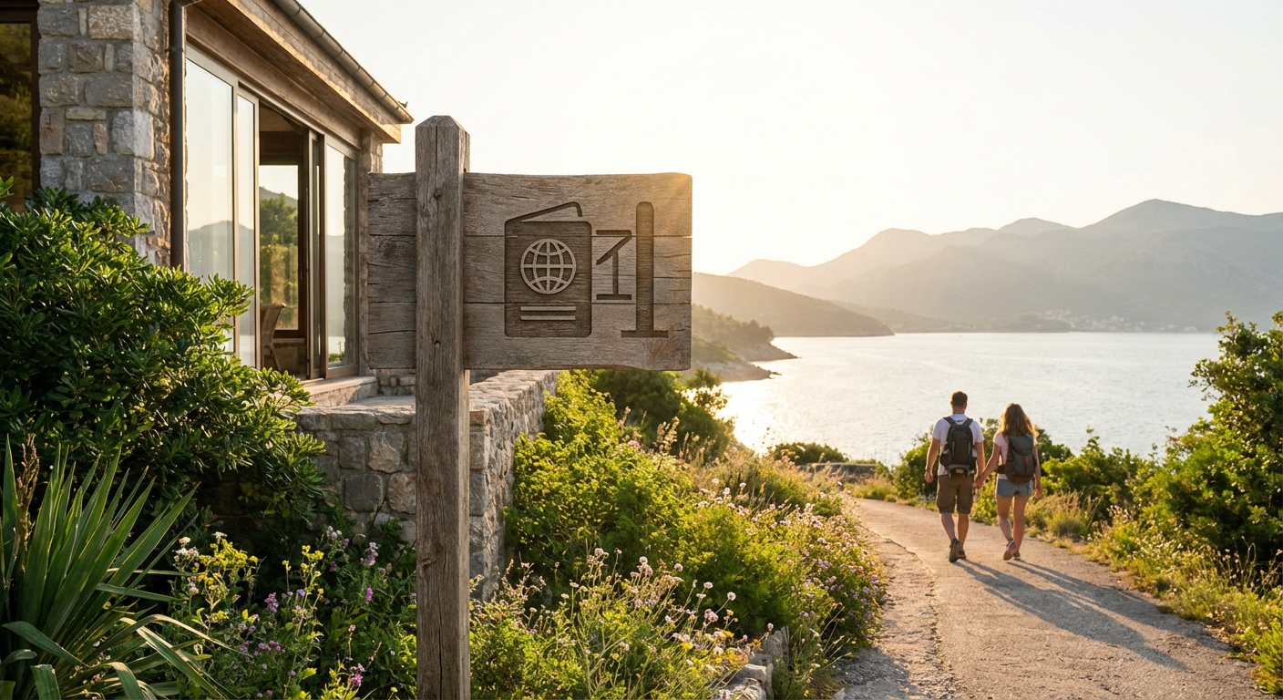 자동출입국심사 등록 센터 안내판