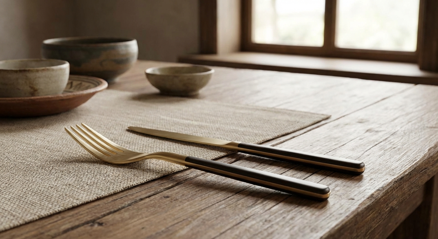 현대 식탁 포크 세트