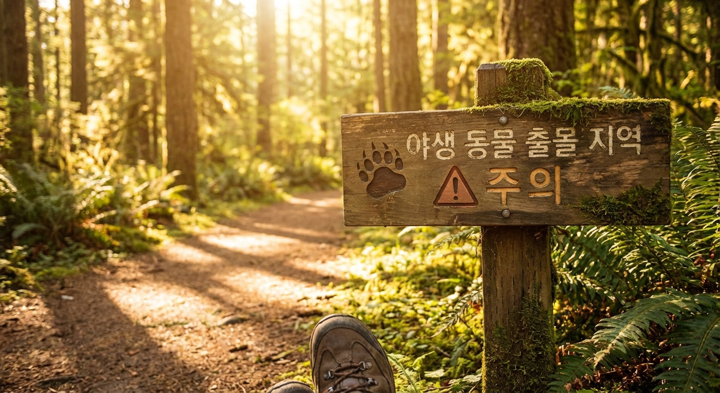 숲에서 호랑이·사자 만났을 때 생존법