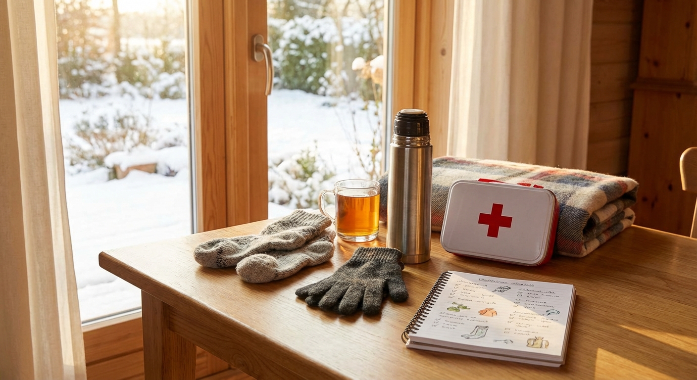 동상 응급처치 체크리스트