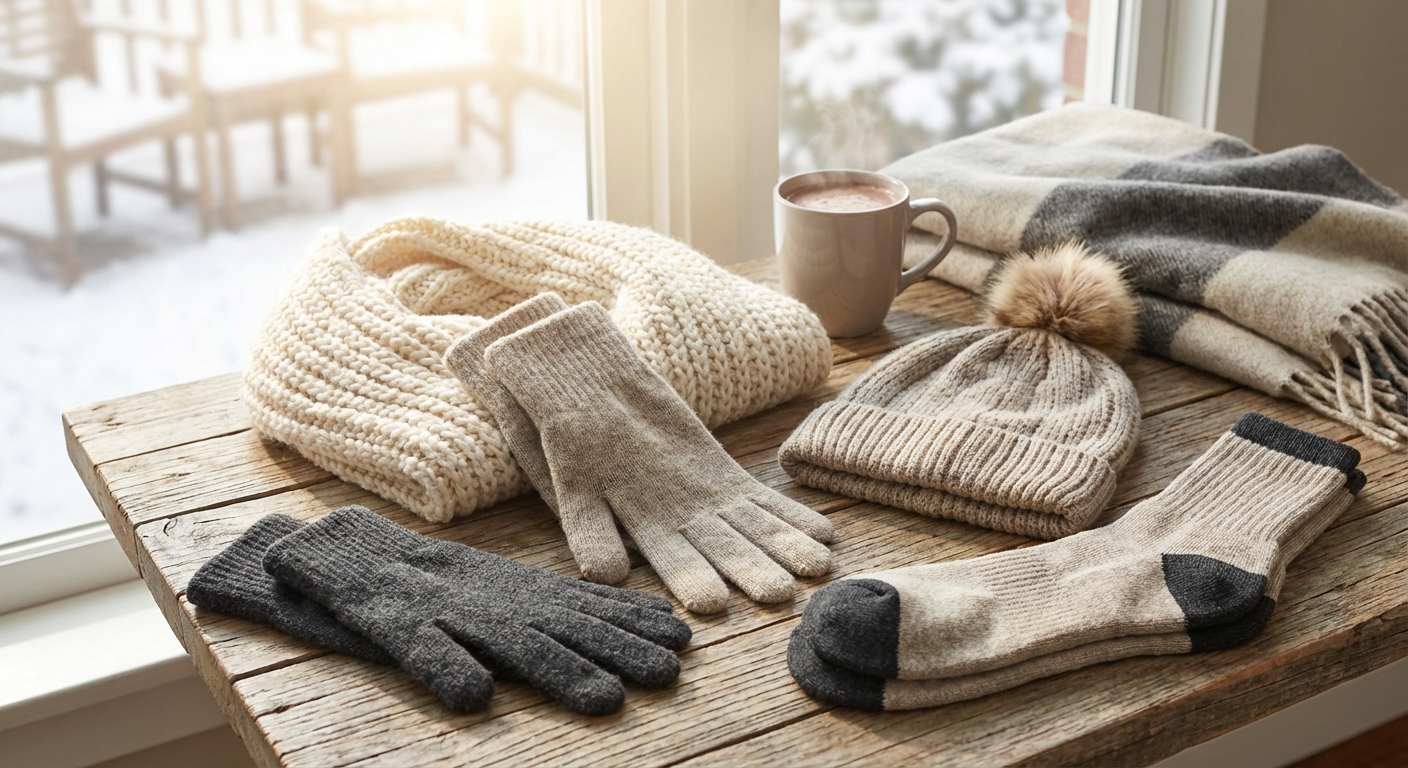 겨울철 방한용품 세트