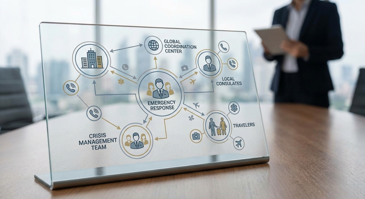 해외 긴급 상황 대응 체계 도표