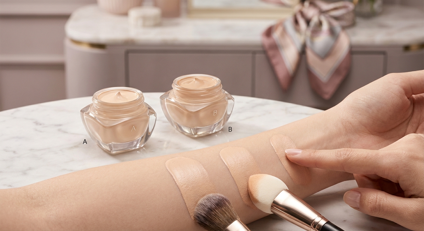 베이스 메이크업 발림성 비교