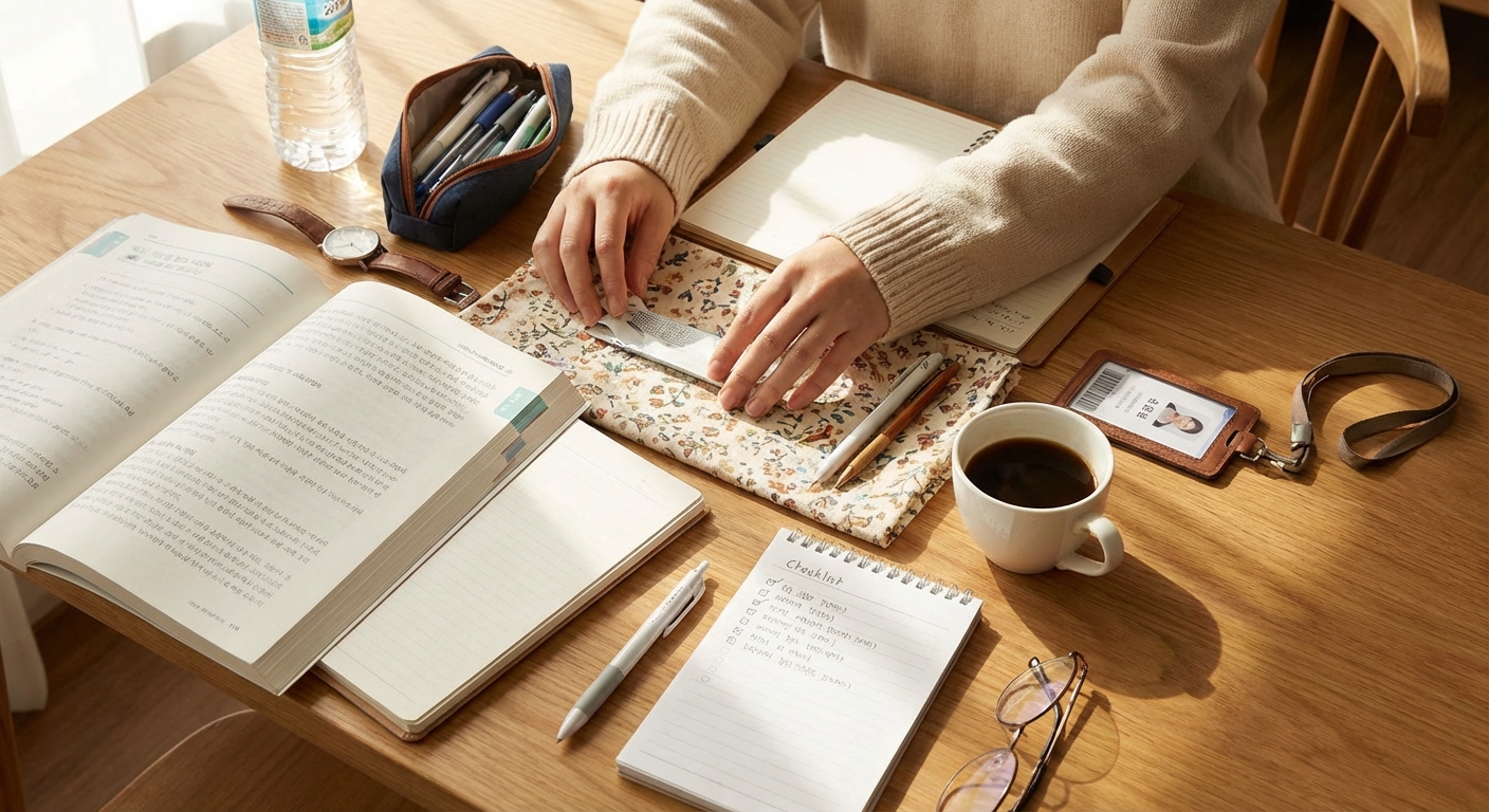 한능검 시험 전날, 챙기지 않으면 후회하는 준비물 리스트