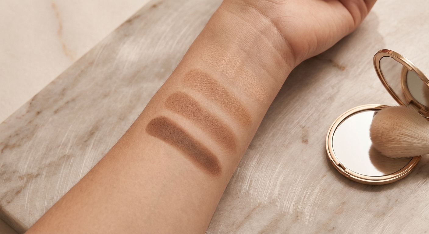 쉐딩 컬러 비교 스와치