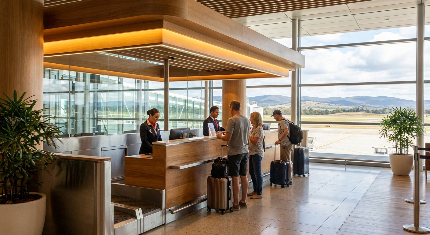 공항 수하물 서비스 카운터