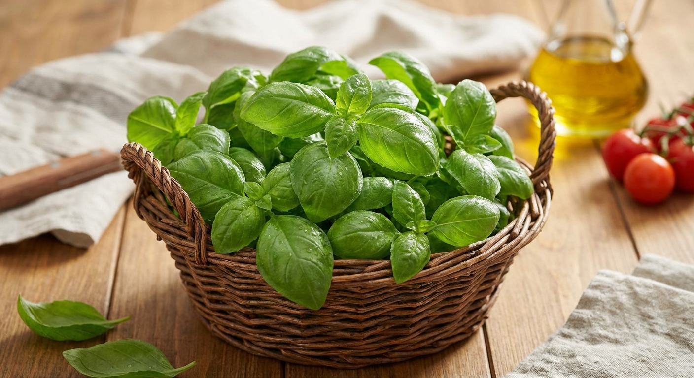 바질 한 줌의 마법, 집밥이 레스토랑 요리로 변하는 순간