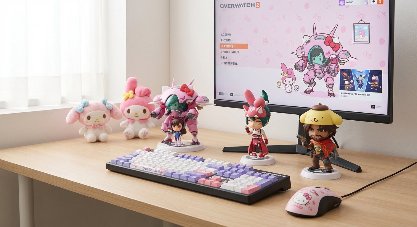 오버워치 산리오 콜라보, 2주간의 귀여움 축제가 시작된다