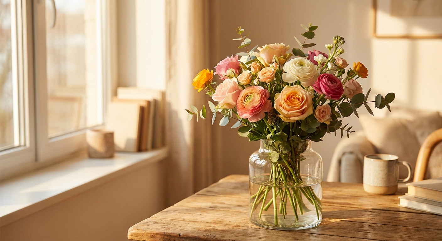 꽃 오래 보는 법, 선물받은 꽃을 일주일 더 시들지 않게 키우는 비법