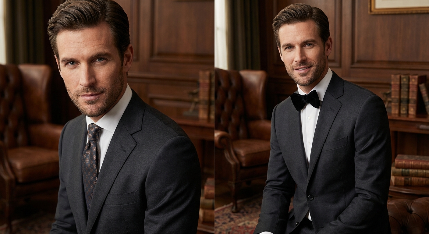 넥타이 vs 보타이, 당신의 스타일은 어느 쪽?