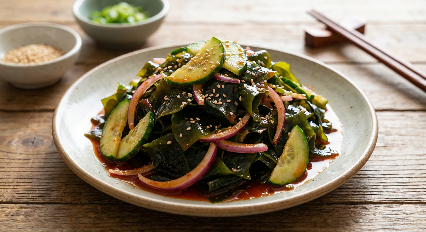 미역 초무침, 바다향 가득한 밥도둑 반찬 만들기