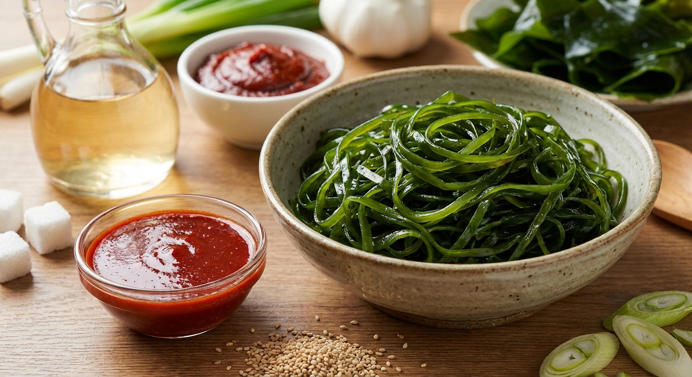 미역과 초고추장 재료