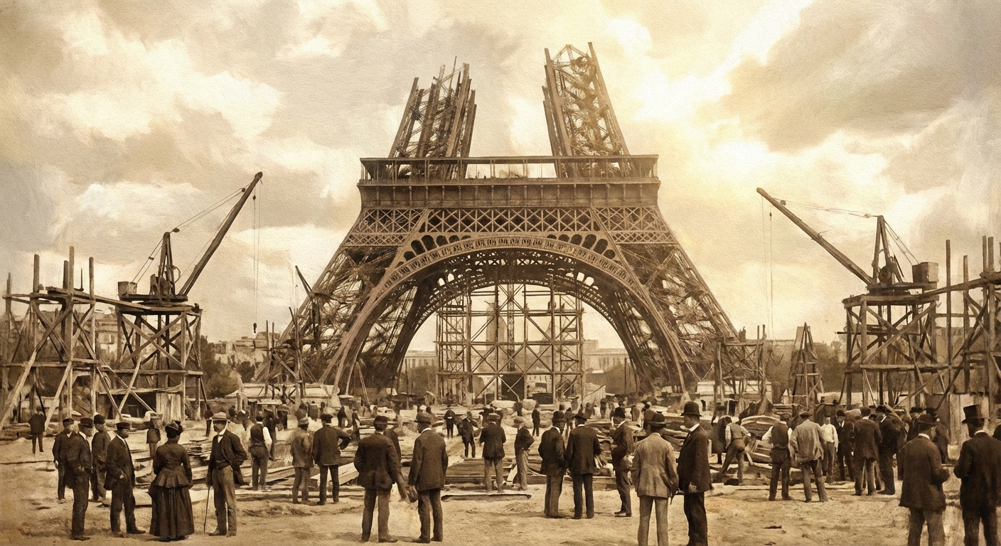 파리의 흉물에서 세계적 아이콘으로, 에펠탑의 굴욕적 시작
