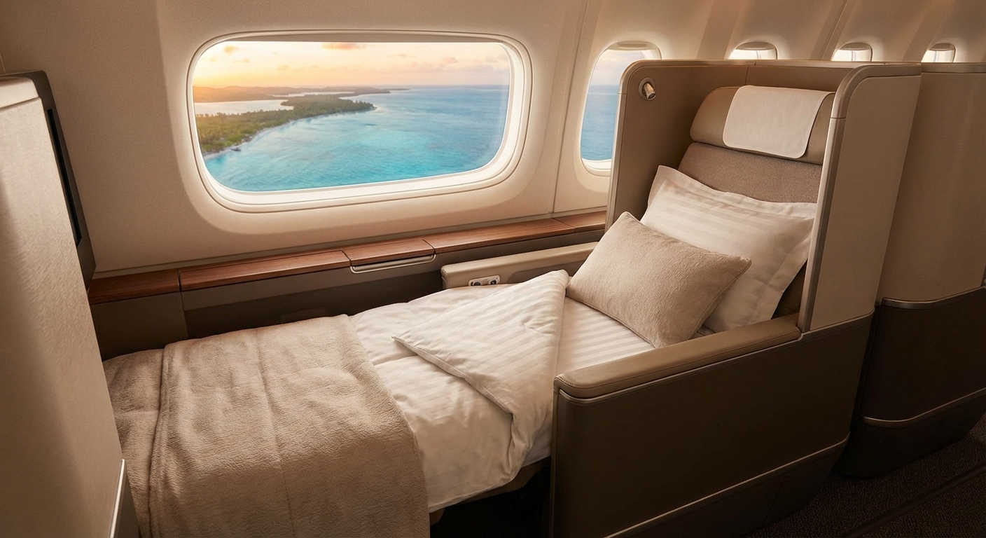 퍼스트클래스 침대 모드