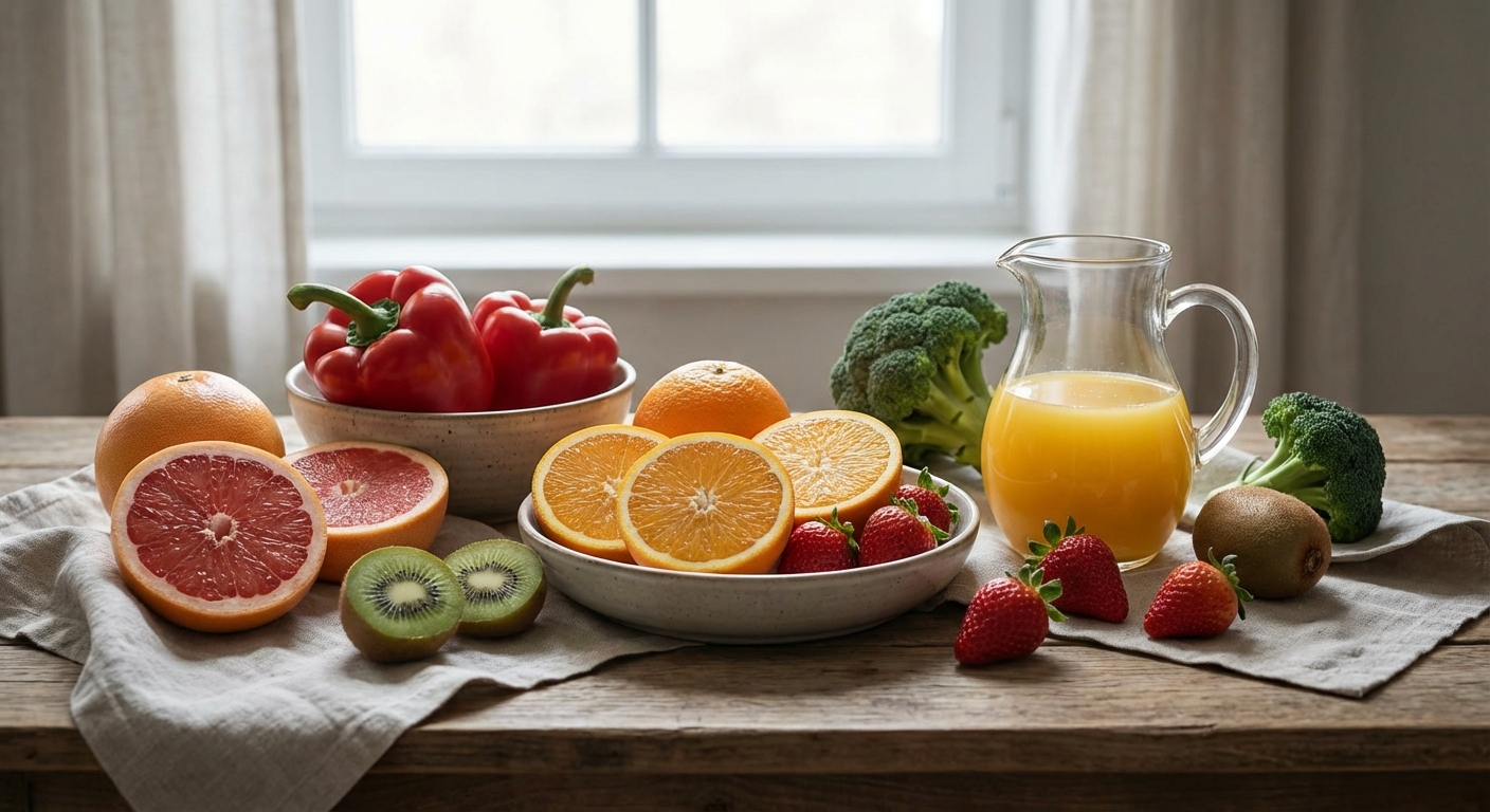 비타민C가 풍부한 과일과 채소