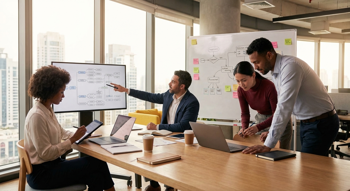 캡스톤 프로젝트 팀 작업 모습