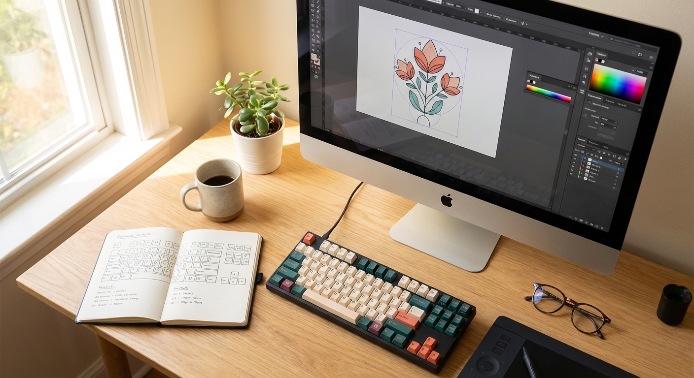 일러스트 작업이 두 배 빨라지는 단축키 필수 가이드