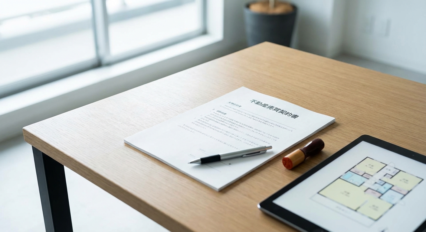 일본 부동산 계약서 샘플