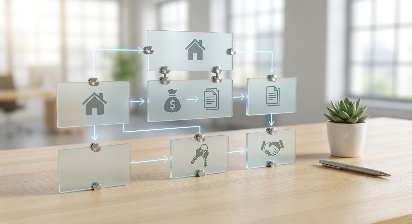 敷金 반환 프로세스 흐름도