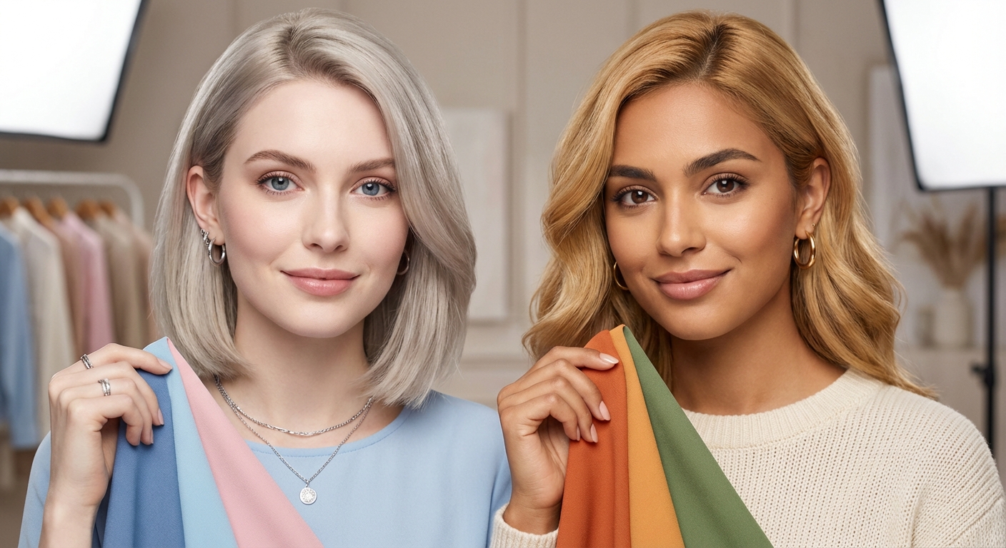 쿨톤과 웜톤 피부에 어울리는 금발 톤 비교