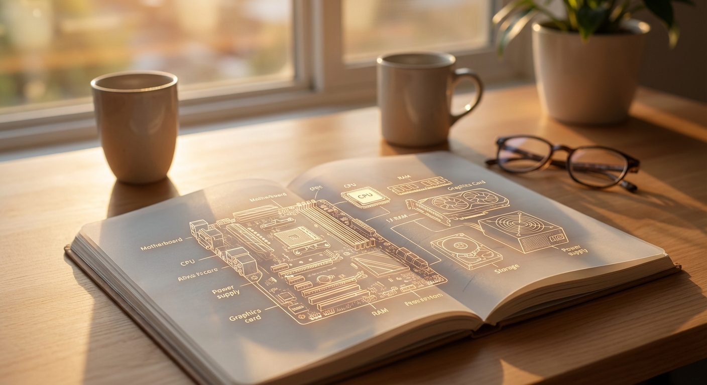 컴퓨터 내부 구조 다이어그램