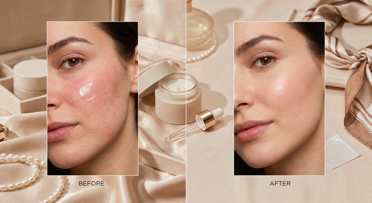 니들 패치 사용 전후 비교