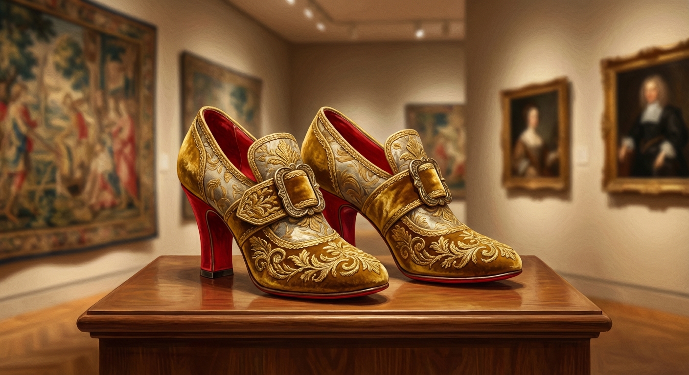 루이 14세의 붉은 굽 하이힐