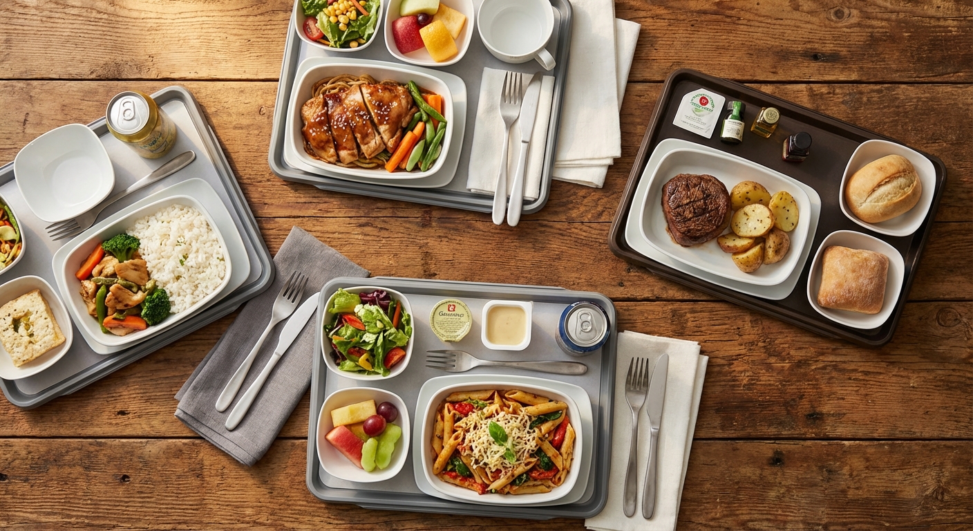 맛있는 기내식 종류 - 하늘 위 미식 여행 가이드