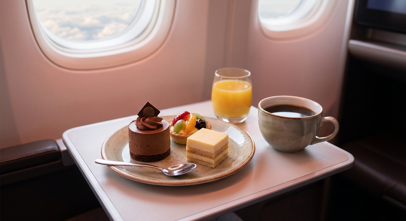 기내식 디저트 세트