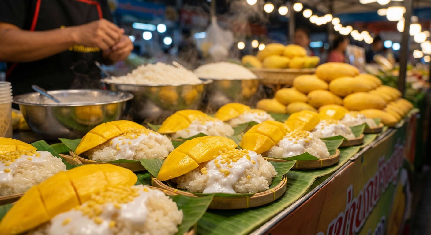 태국 길거리 음식, 망고 찹쌀밥