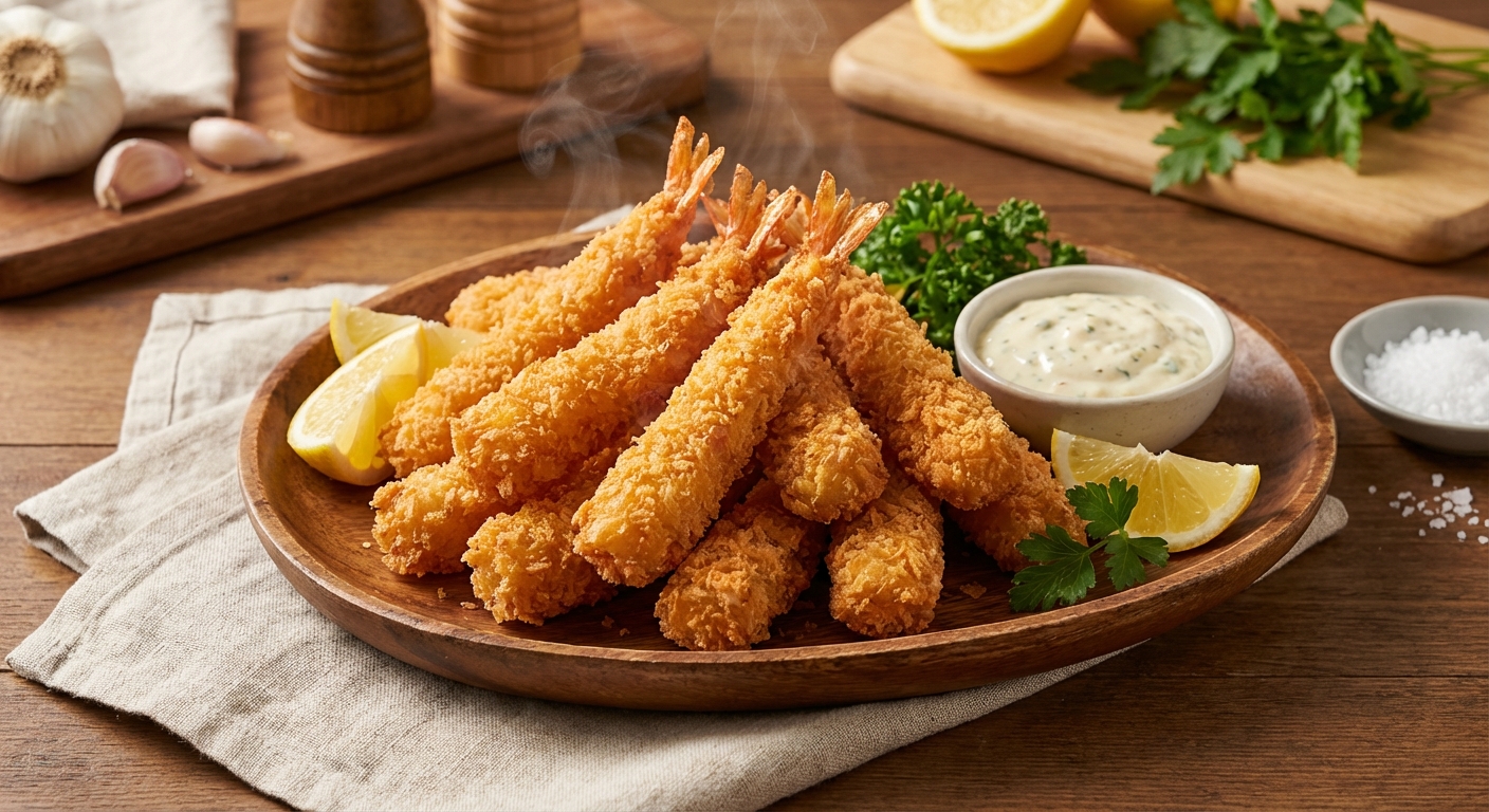 집에서 새우튀김 만들기, 바삭함의 비밀