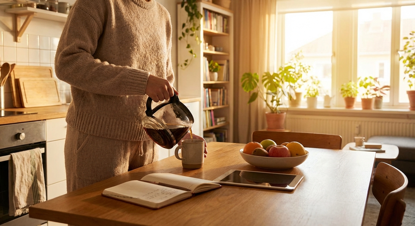 아침 루틴 이미지