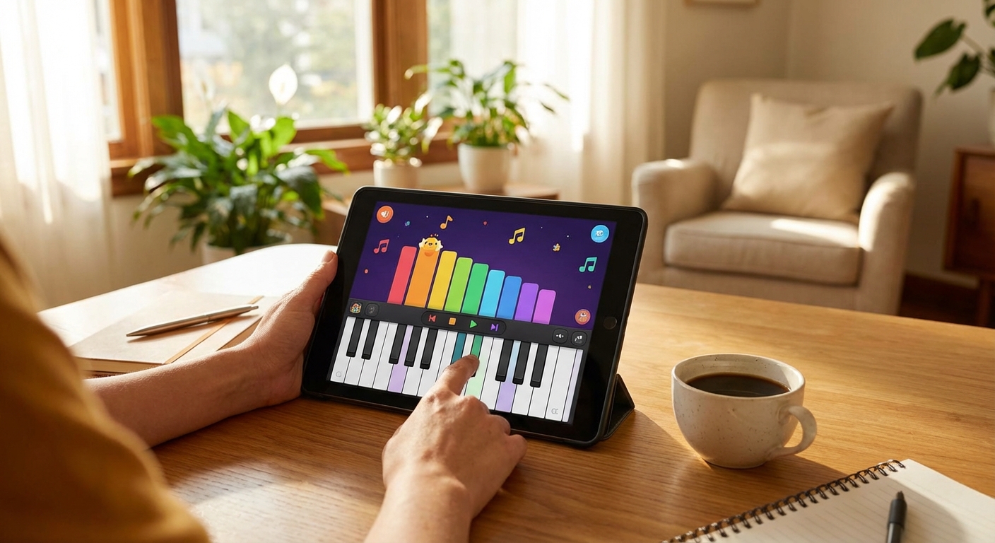 음계 연습 화면