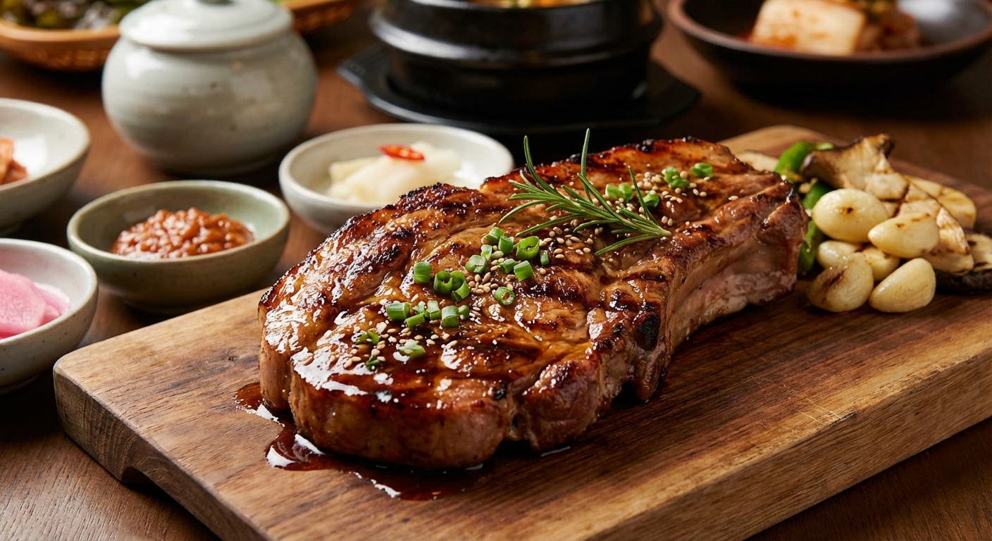 집에서 목살 스테이크 만들기