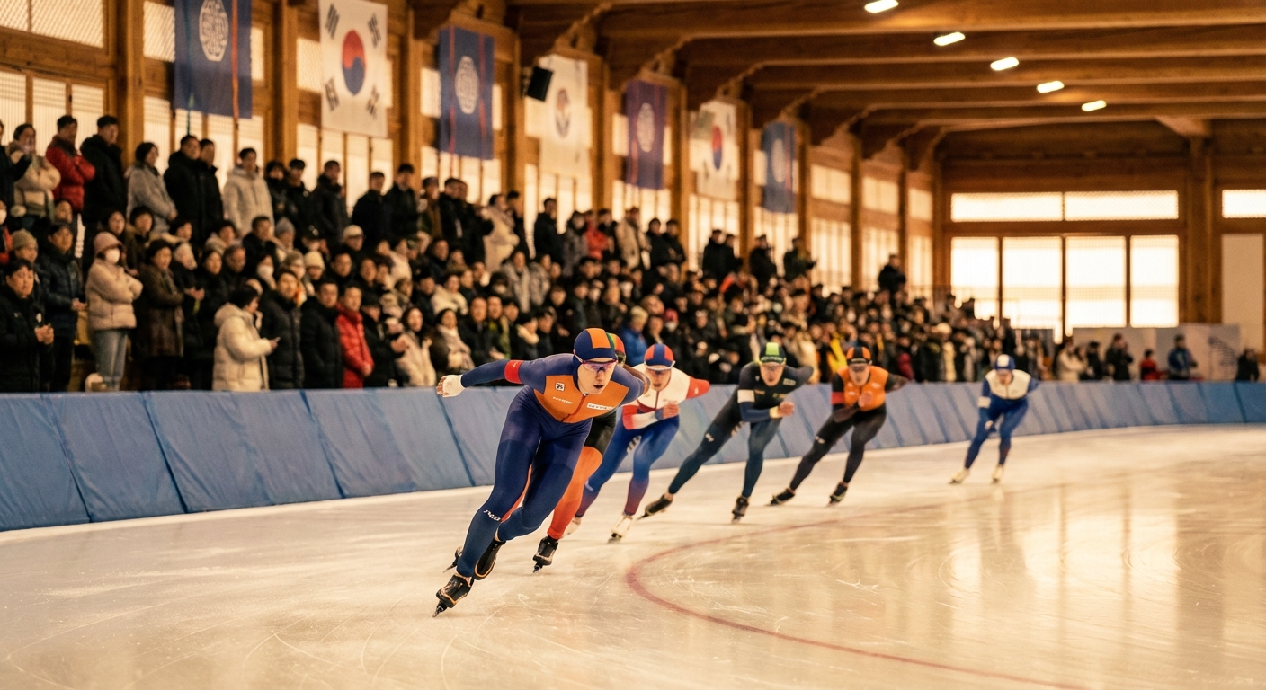 스피드스케이트: 빙판 위를 가르는 속도의 예술