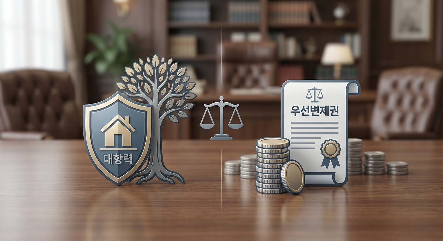 대항력과 우선변제권 설명 인포그래픽