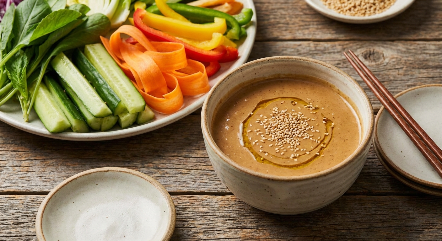 참깨 한 알이 만드는 깊고 고소한 변신, 참깨 소스