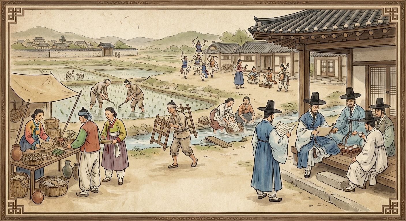 조선시대 신분계급, 태어날 때부터 정해진 500년의 계급 사회