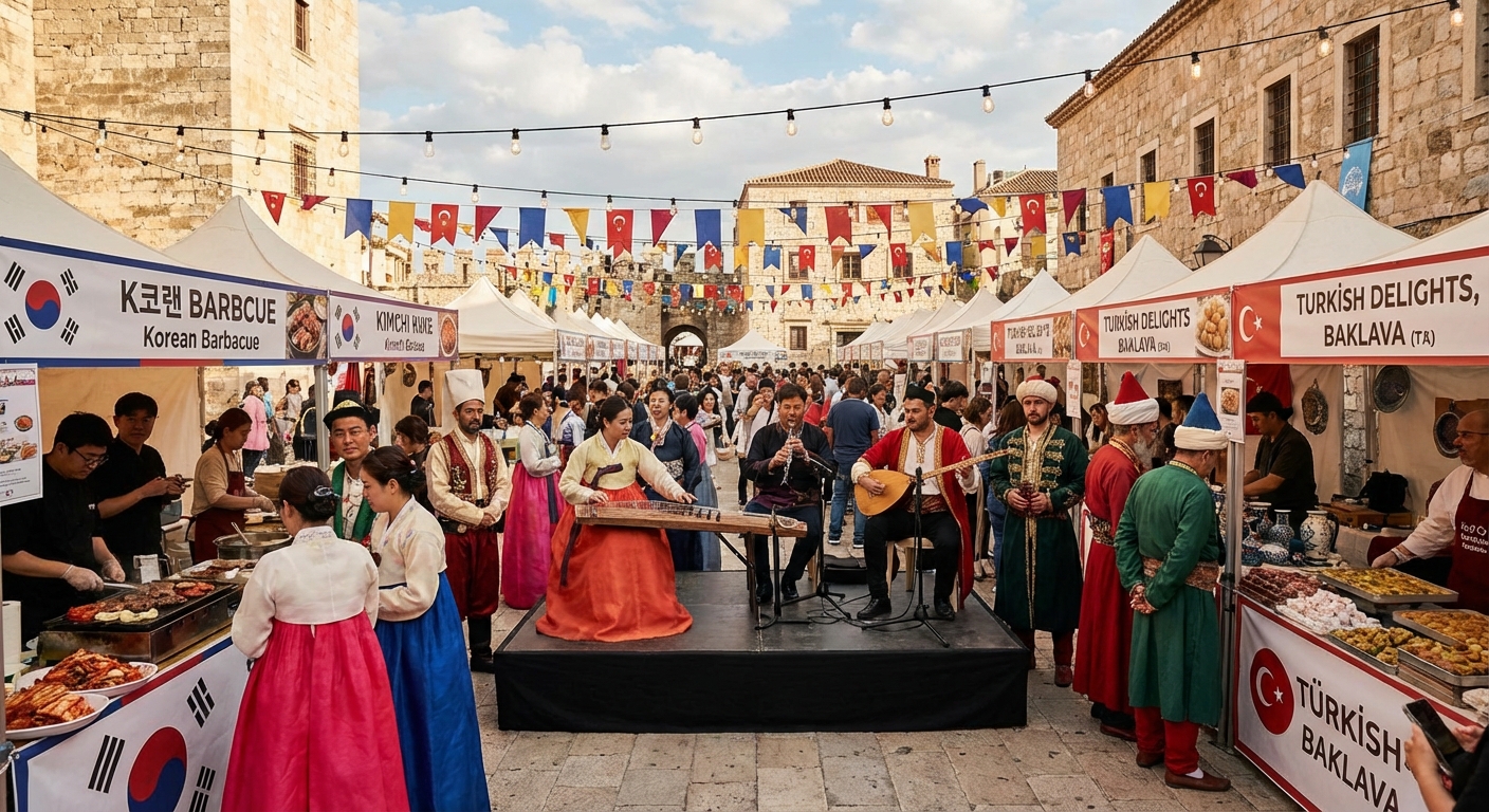 한국-튀르키예 문화교류 행사 장면