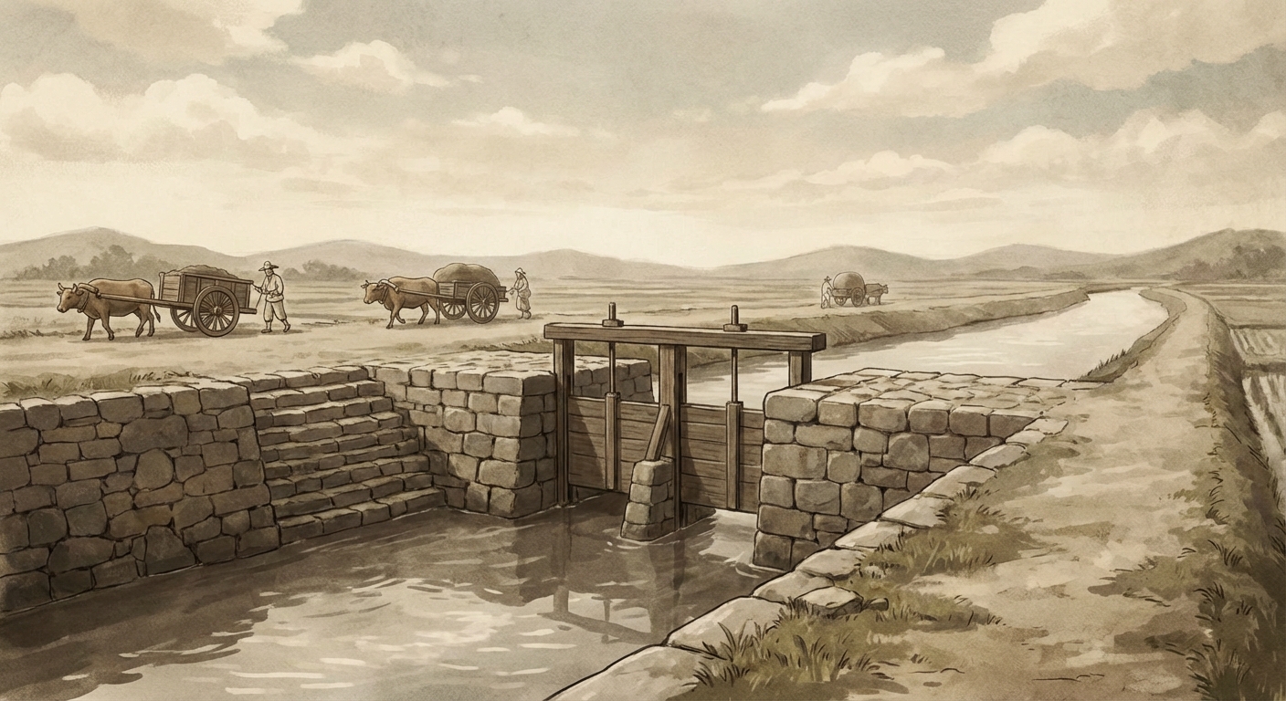 산미증식계획 당시 수리 시설