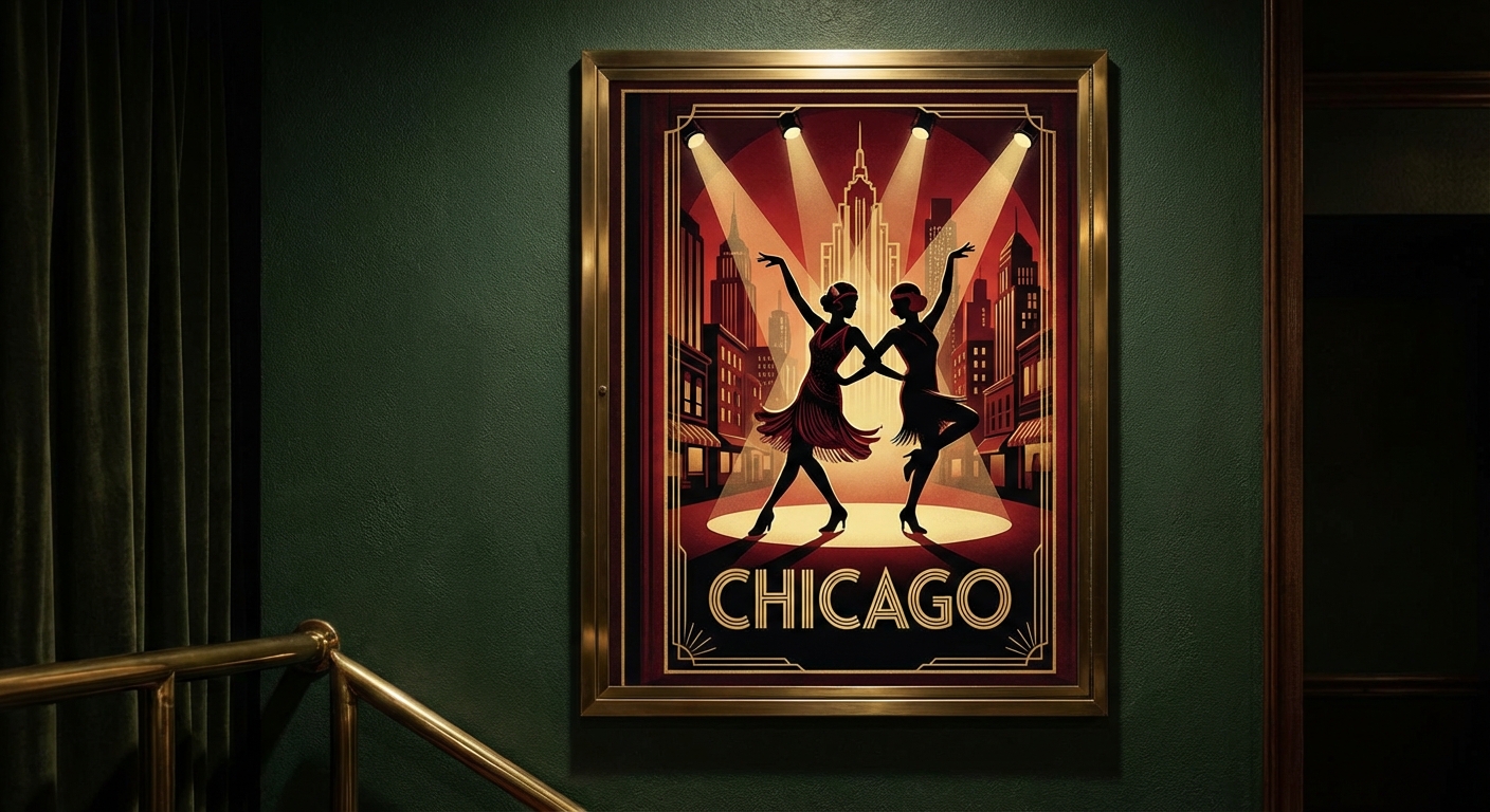 뮤지컬 시카고 포스터