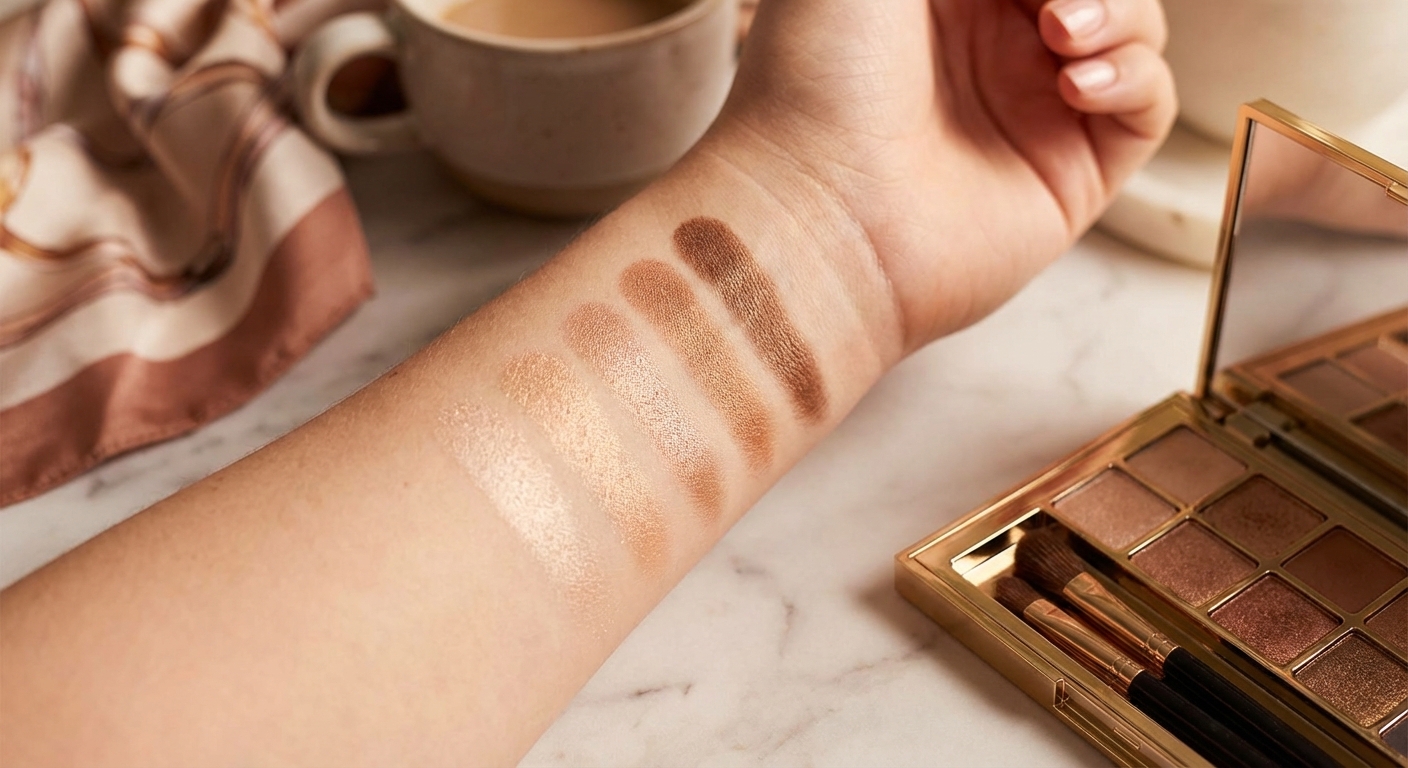 단계별 섀도 발색