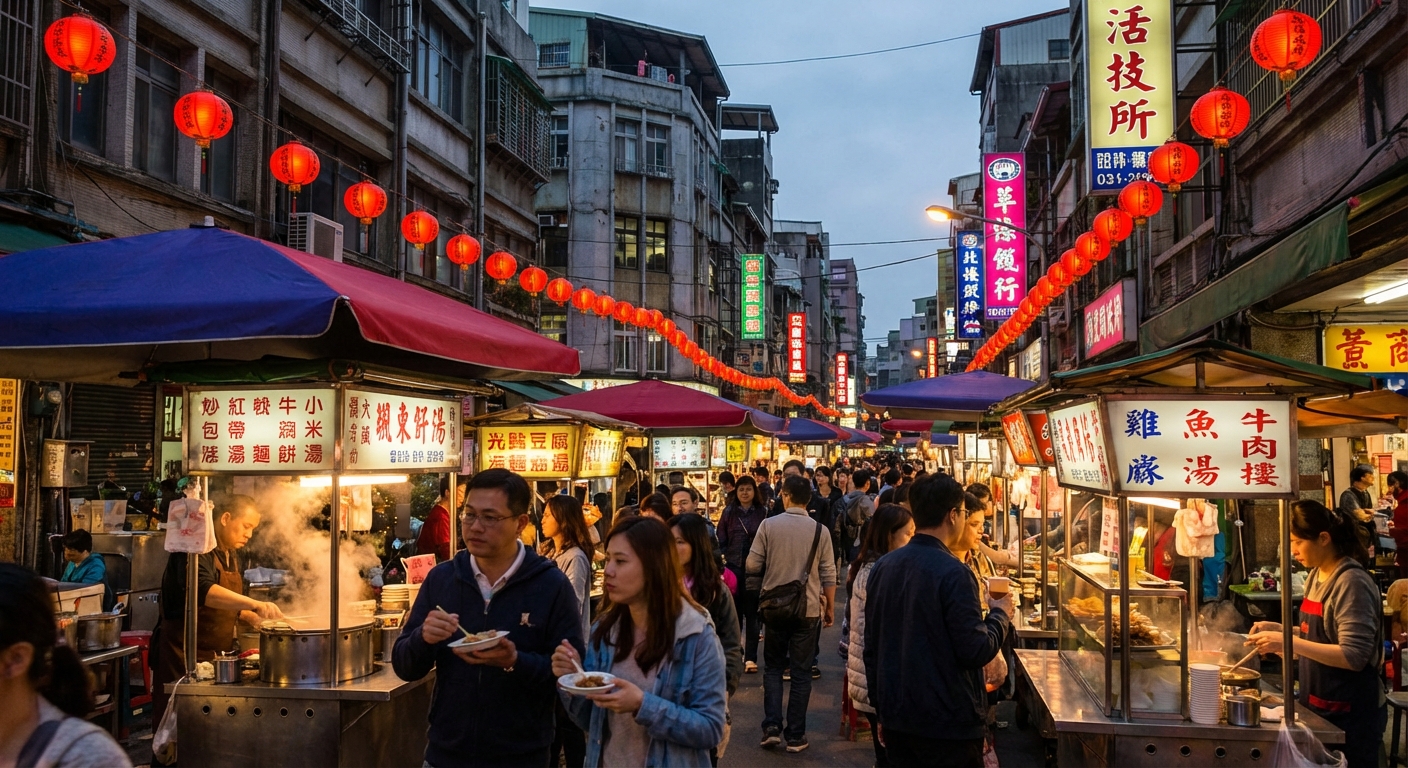 대만 야시장 풍경