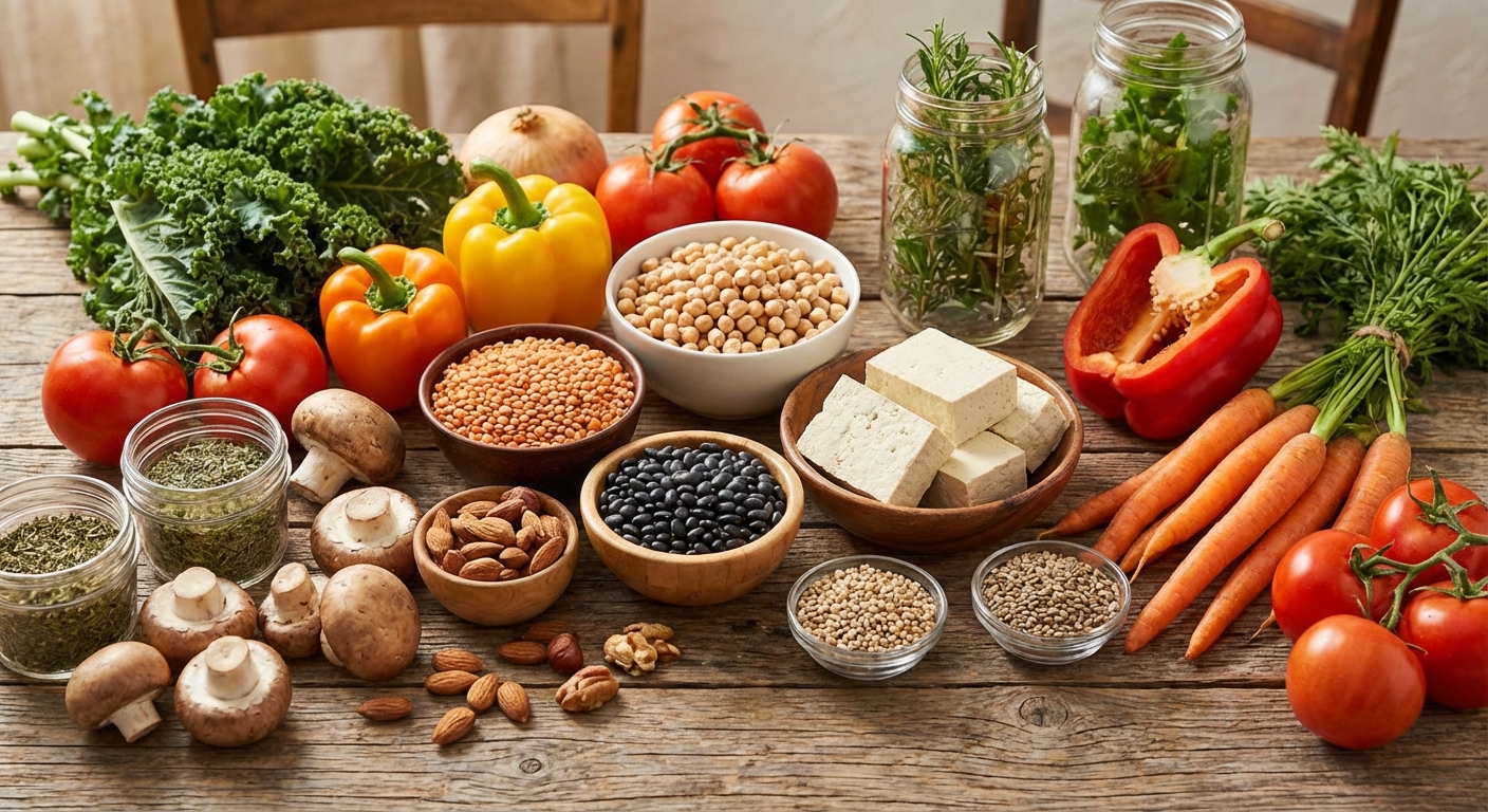 집에서 만드는 고기 맛 나는 비건 요리 레시피