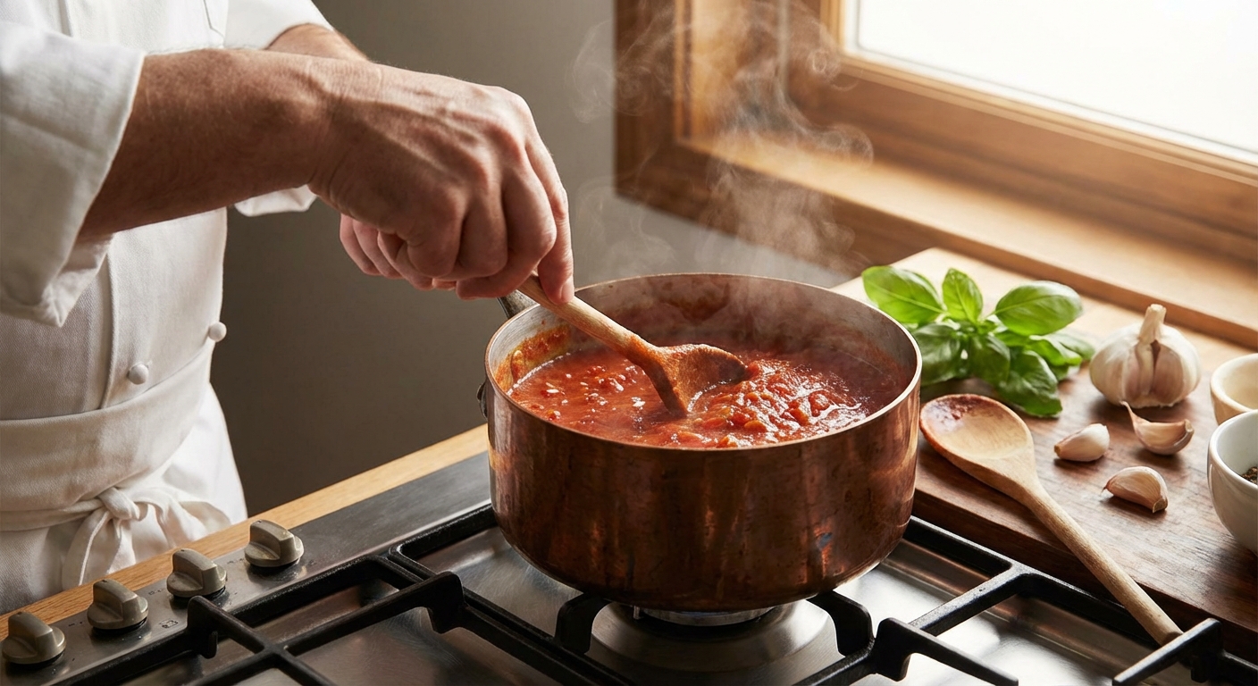 소스 조리 과정