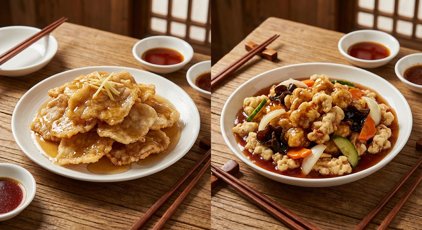 꿔바로우와 탕수육, 비슷하지만 다른 중화요리의 세계