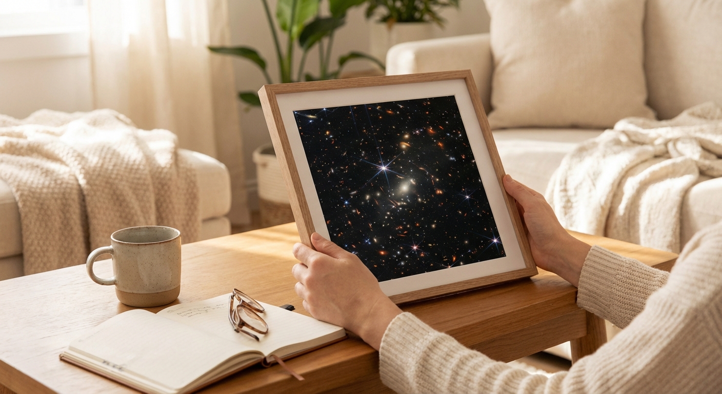 허블 딥필드 은하 관측 사진