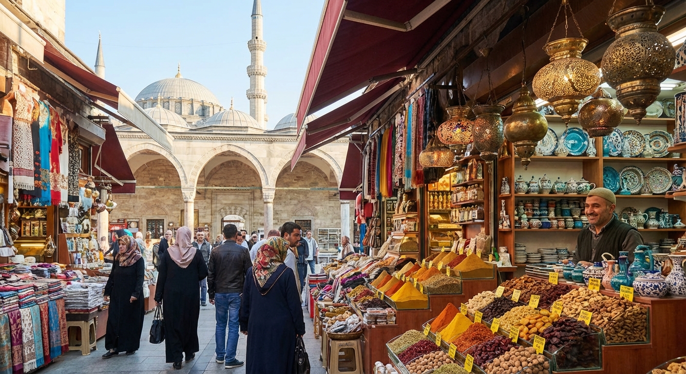 터키 전통 시장 풍경